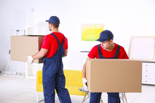 Man and a van Westminster team handling a local move