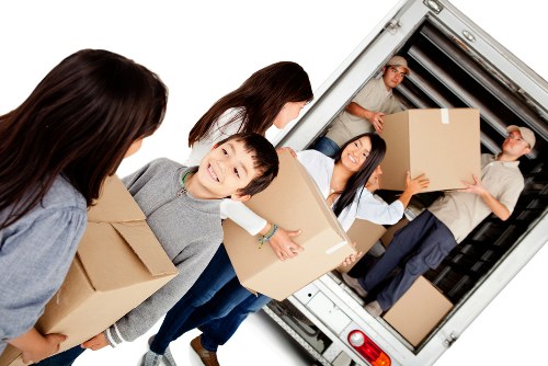 Collection team beginning a sustainable recycling job in Westminster