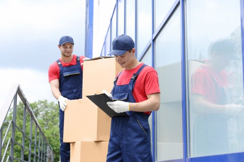 Reviewing a service issue with a moving company
