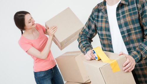 Local Westminster team collecting unwanted furniture from a flat