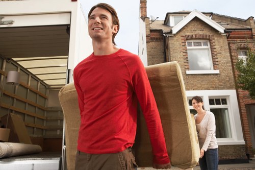 Furniture move prepared for a Westminster property