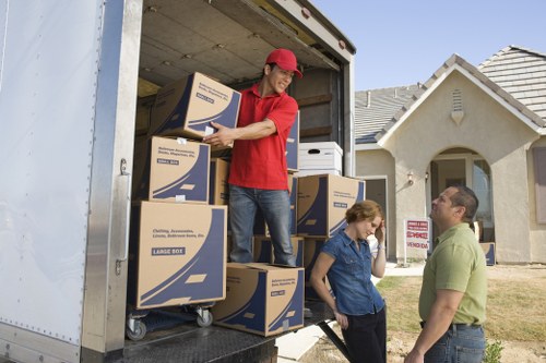 Careful packing materials used for Westminster removals and fragile items