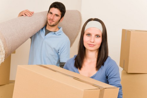 Recyclable household items prepared for donation and reuse in Westminster