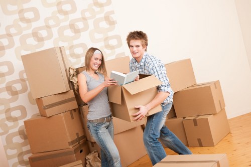 Home removals in Westminster with furniture being moved from a period property